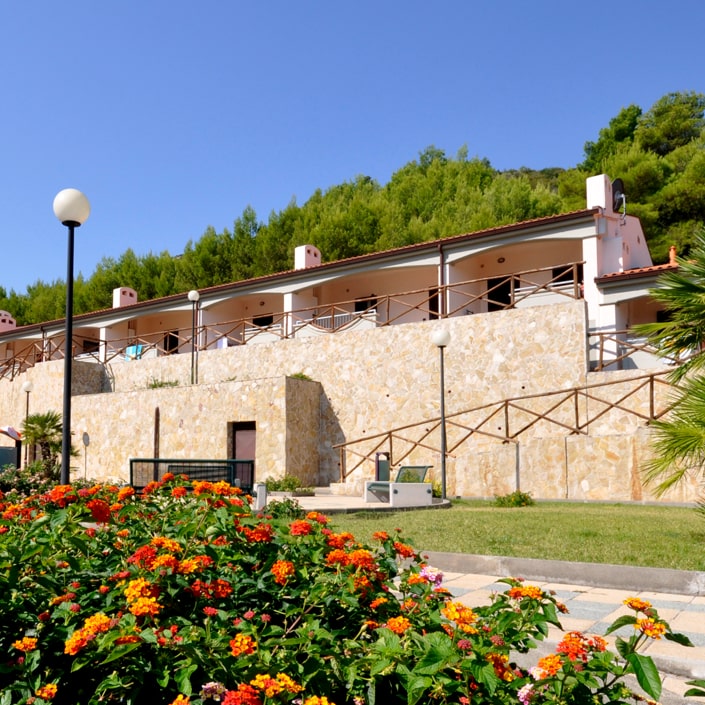 esterno di un complesso di villette Belvedere a Pugnochiuso