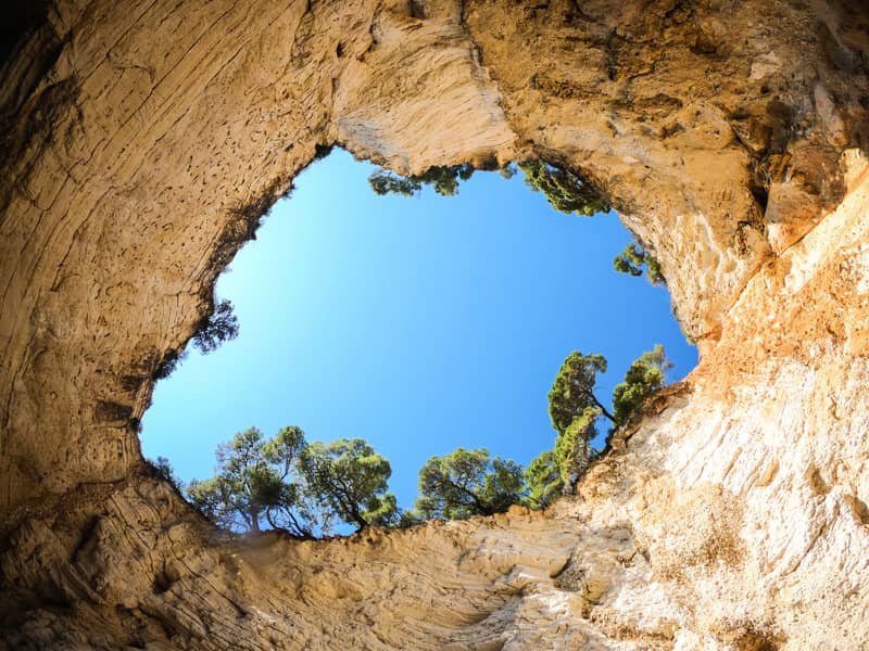 gargano grotta sfondata