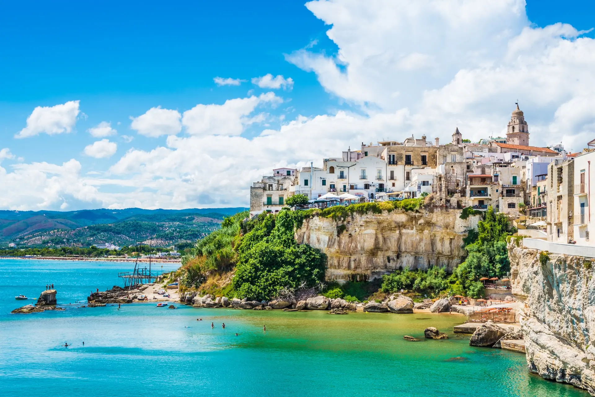 Vieste, vista del promontorio